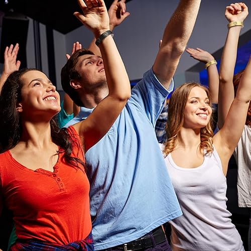 Miniatura 6 de Jadive 500 Piezas de Pulseras de Papel VIP Plásticas Impermeables de Identificación para Fiestas, Pulseras de Brazalete para Eventos en Parques de