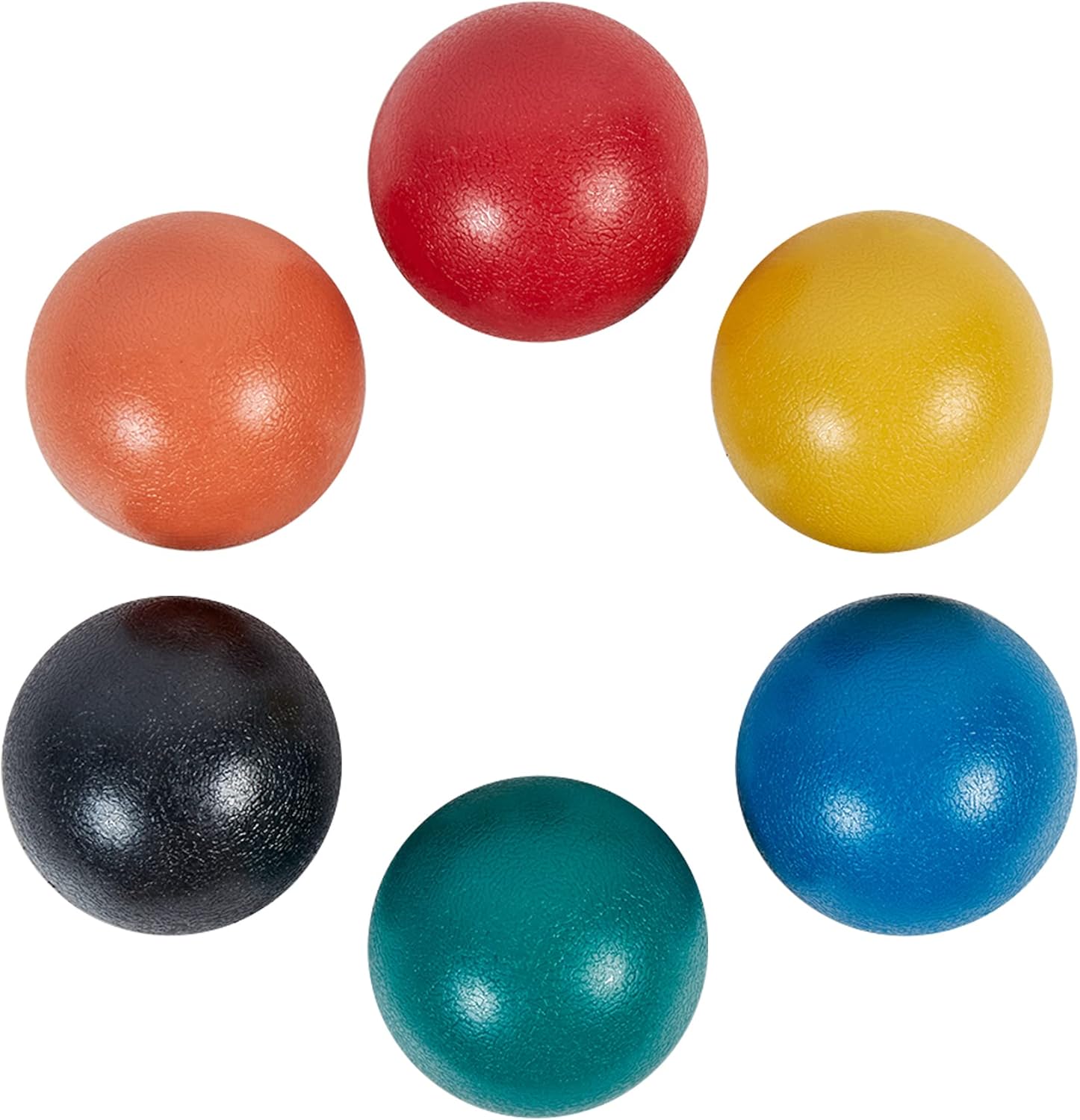 ApudArmis Croquet Ball Replacement Set, 6 Colored Balls for 28'', 32'' and 35'' Six Player Game