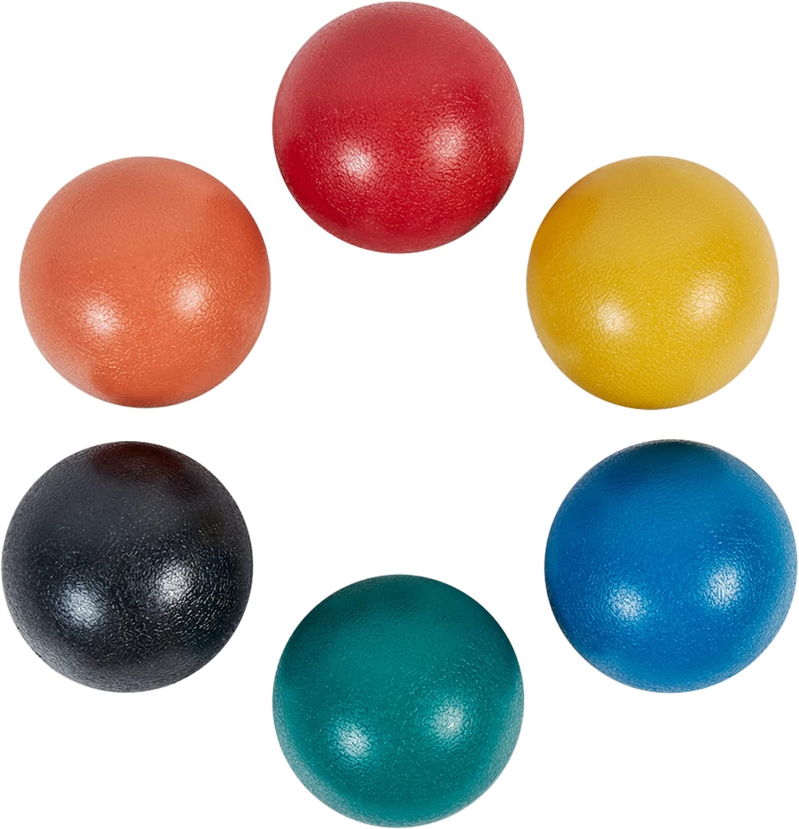 ApudArmis 3.3In Croquet Ball Replacement, Set of 6 Colored Replacement Balls for Lawn Backyard 35In Six Player Game