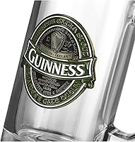 Vista 2 de Guinness Green Collection Tankard - Taza grande de vidrio para cerveza