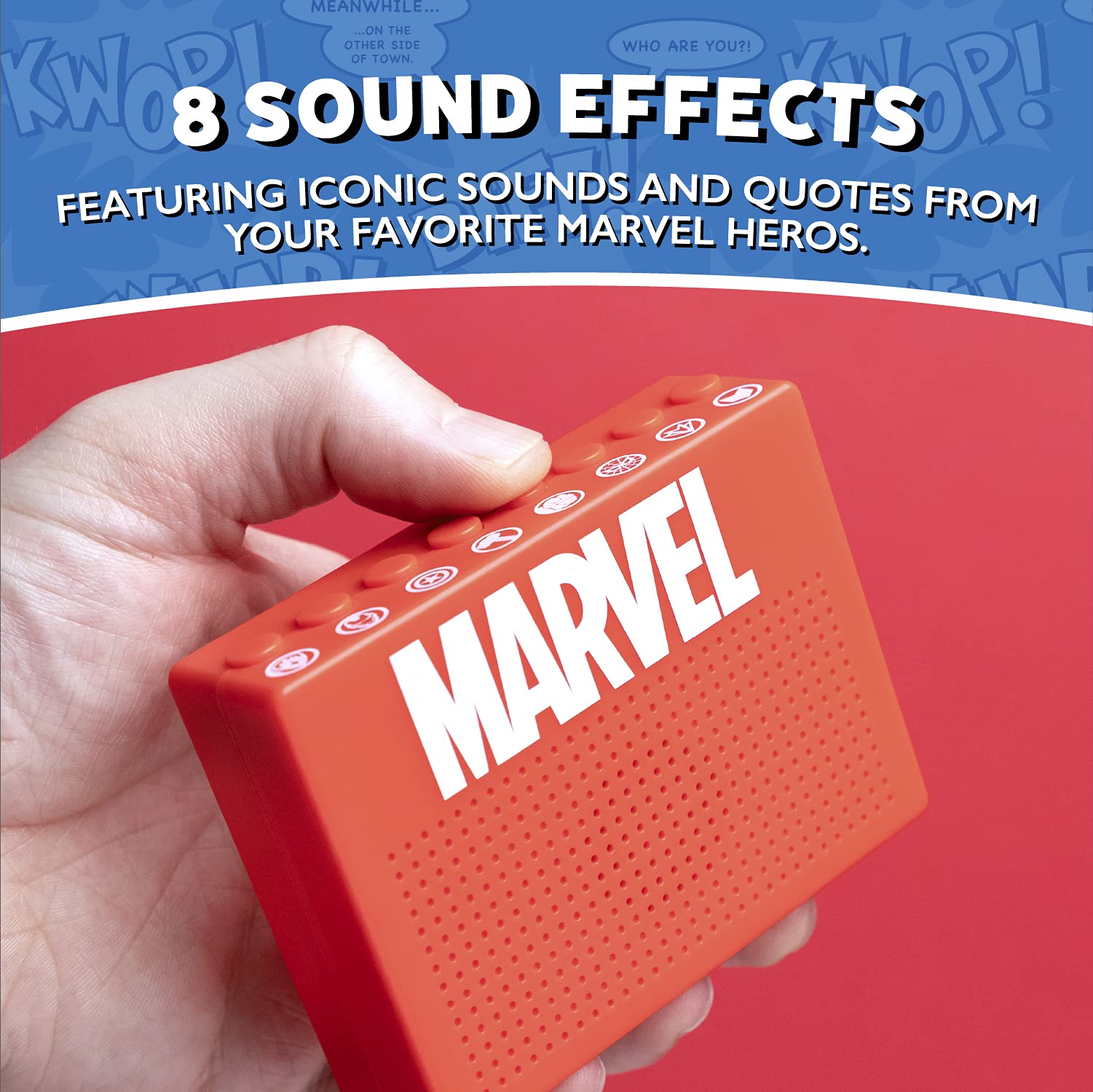 Paladone Sound Effects Machine Marvel Máquina de Efectos de Sonido, Color Rosso (PP8050MA)