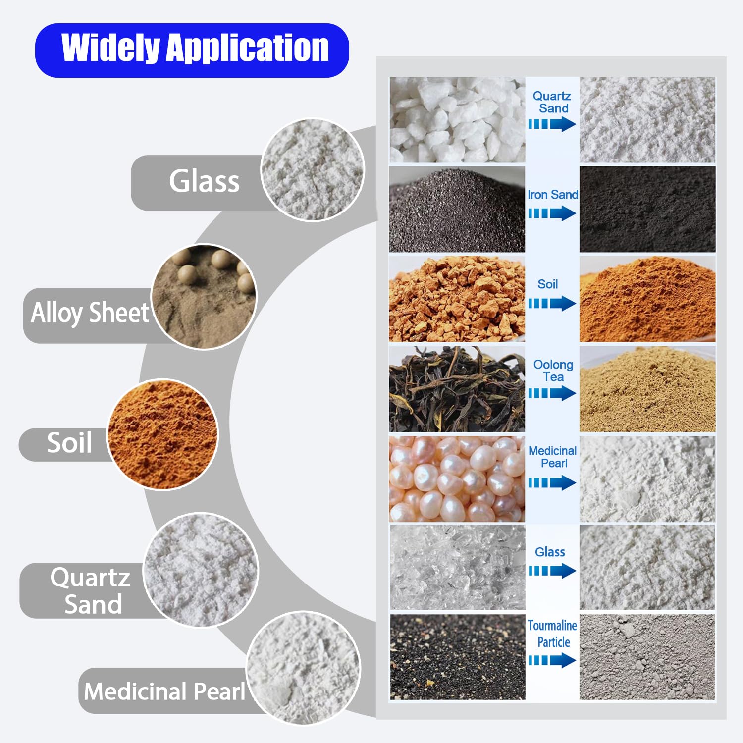 220V 370W Planetary Ball Mill Machine 0.1 Micron Powder Grinder with 4x100ml Agate Jars & Balls Planetary Type for Laboratory Dry Wet Grinding Milling, Sample Preparation, Chemical Research