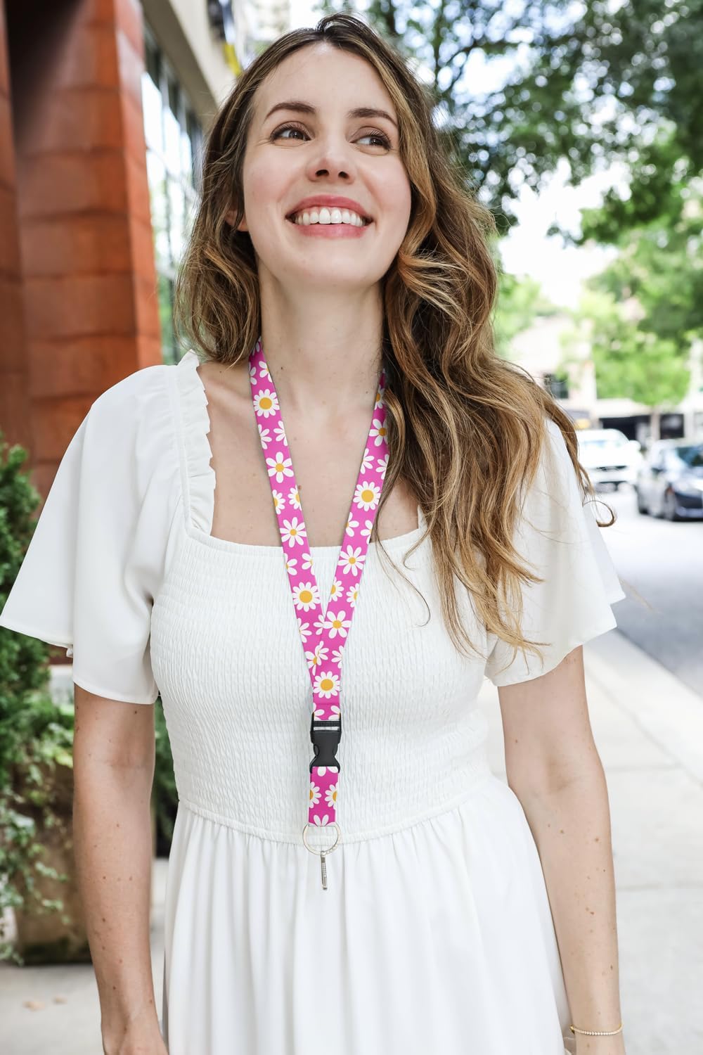 Limeloot Lanyard for Keys, ID Badge, Accessories | Neck Lanyard for Men and Women with Quick Release Buckle and Flat Ring - Image 2