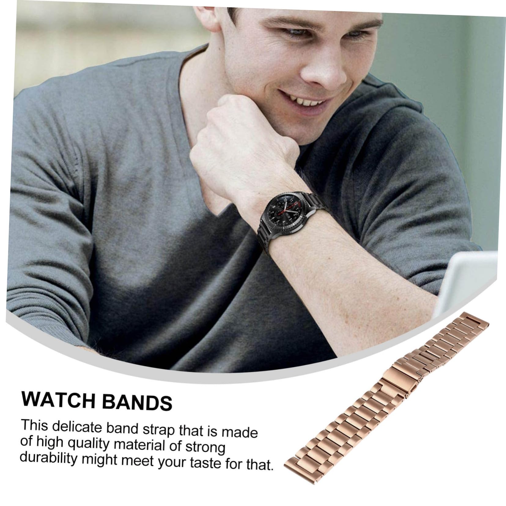 Uonlytech 3pièces Bracelet Pour Montre Gen Élégant Et Confortable Pour Toutes Occasions