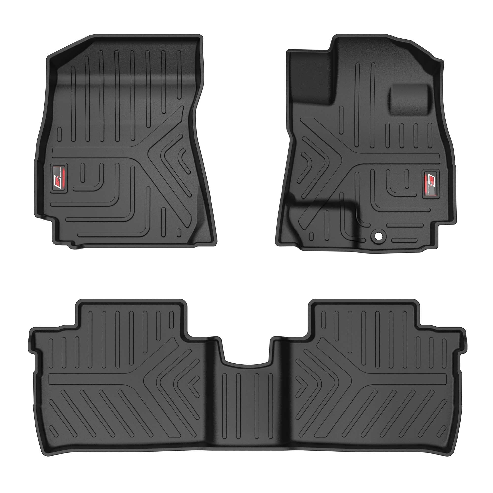 GFX Universal Car Floor Mat Black 3D | Premium Non-Slip Foot Mat Compatible with TATA Curvv EV (Model - 2024) Onward | Anti-Tear, All-Weather, Waterproof & Durable Car Mate for Long-Lasting Protection - Image 2 thumbnail