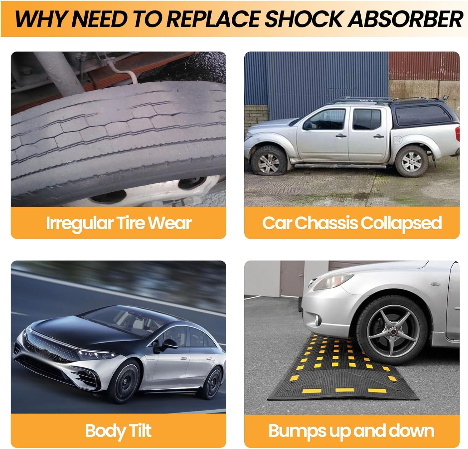 MILLISEC Front Strut Absorber with Coil Spring Compatible with 2007-2014 Cadillac Escalade Chevy Suburban Avalanche Tahoe GMC Yukon Car Z55 Suspension Air Struts, OEM Replaces# 25845438