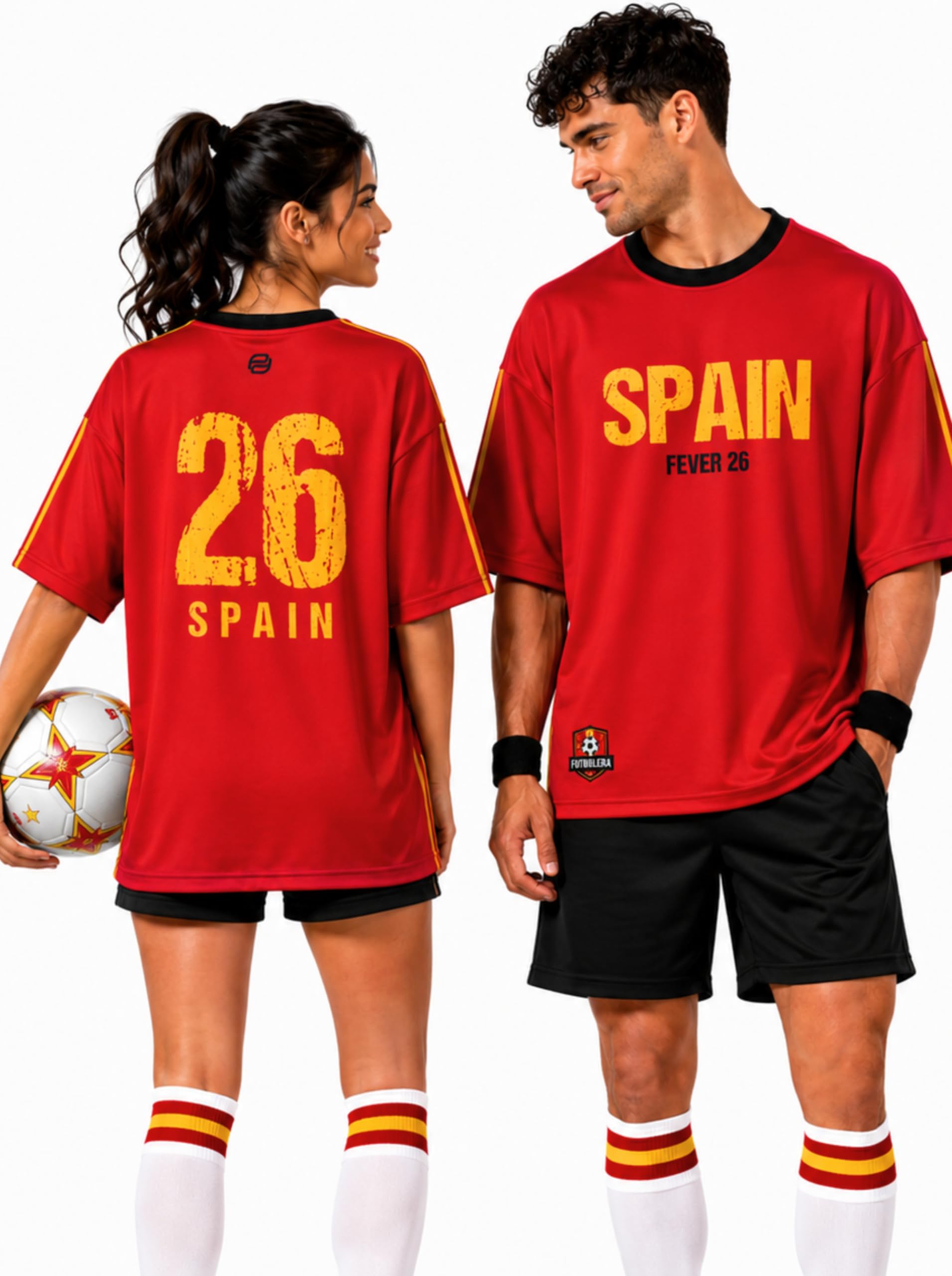 pump'd Unisex Oversized Round Neck Jersey Tshirt | Graphic Tees | Supreme Comfort | Effortless Style Oversized T Shirt for Men & Women | Football Jersey | Latest Addition | 2026-picture-25