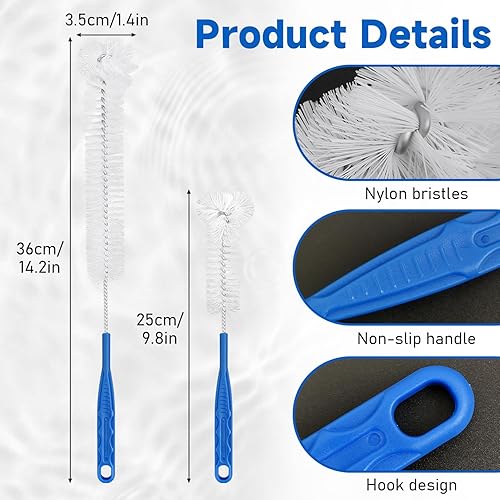 Miniatura 7 de Kit de limpieza, hecho del acero inoxidable 304, resistente y duradero