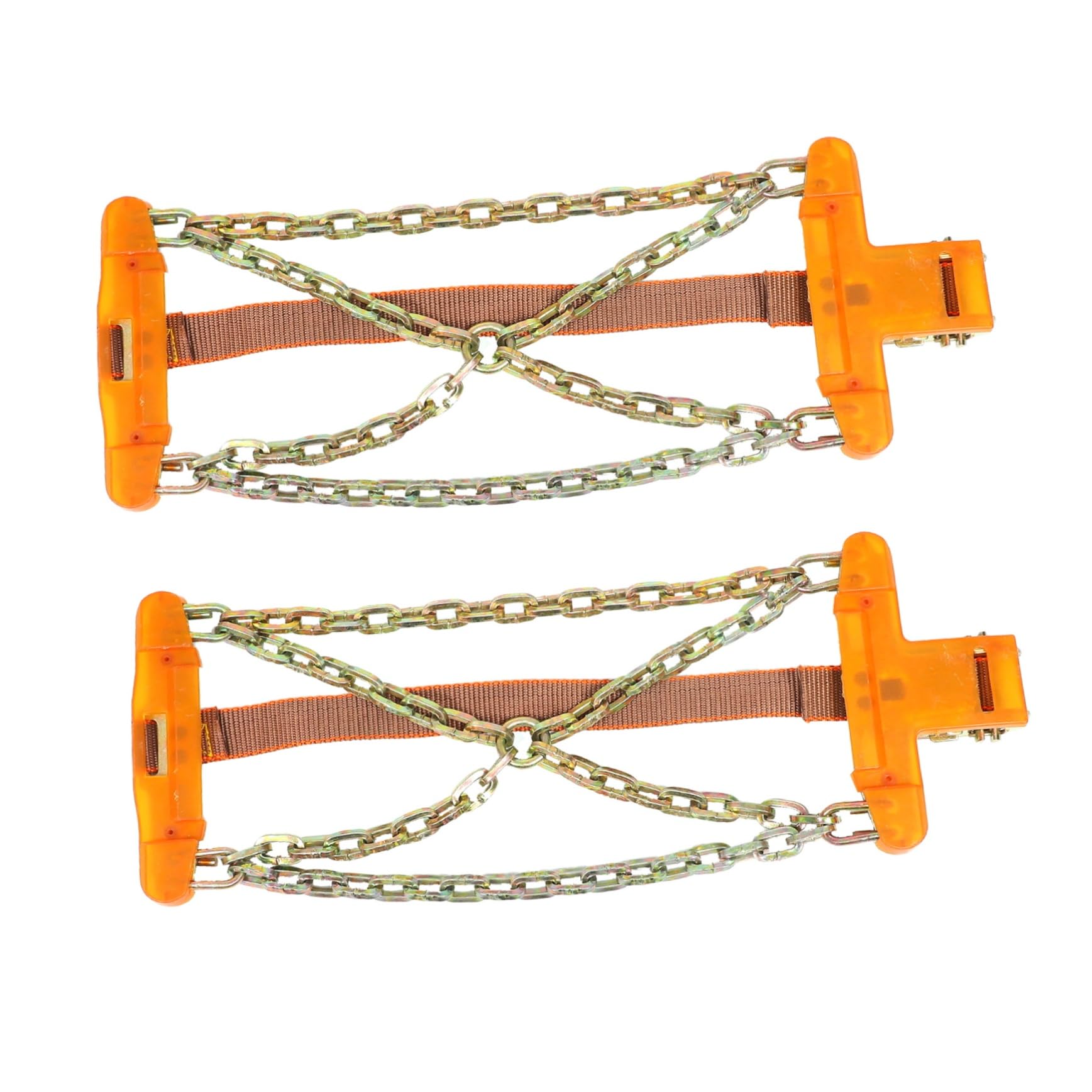 Chaîne à Neige pour Pneus de Voiture en Acier, Lot de 2 Pièces