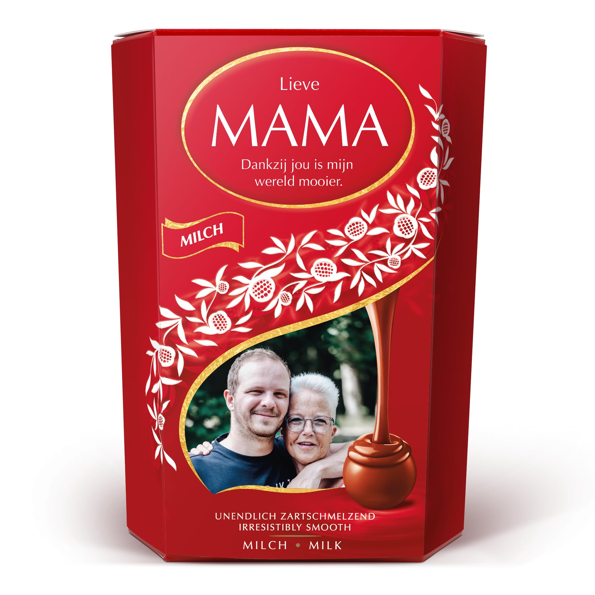 XL scatola Lindt Lindor Latte personalizzata – 500 g di cioccolatini con foto, nome e messaggio