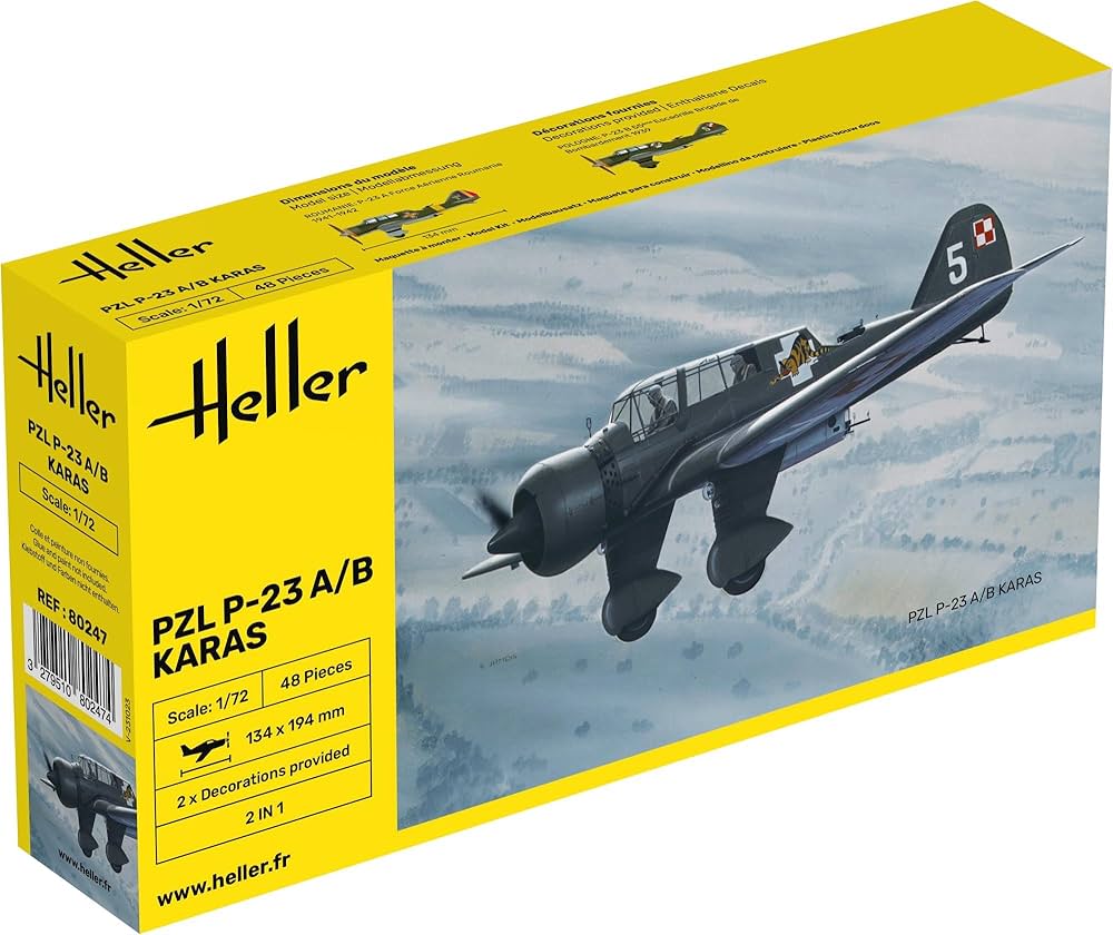 Heller エレール 1/72 P.Z.L P23 A/B KARAS 71z3EOny6aL._UF1000,1000_QL80_.jpg