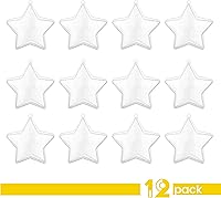 Vista 5 de Hammont Adornos de Navidad transparentes rellenables, caja de regalo reutilizable en forma de estrella para decoración de árboles, dulces