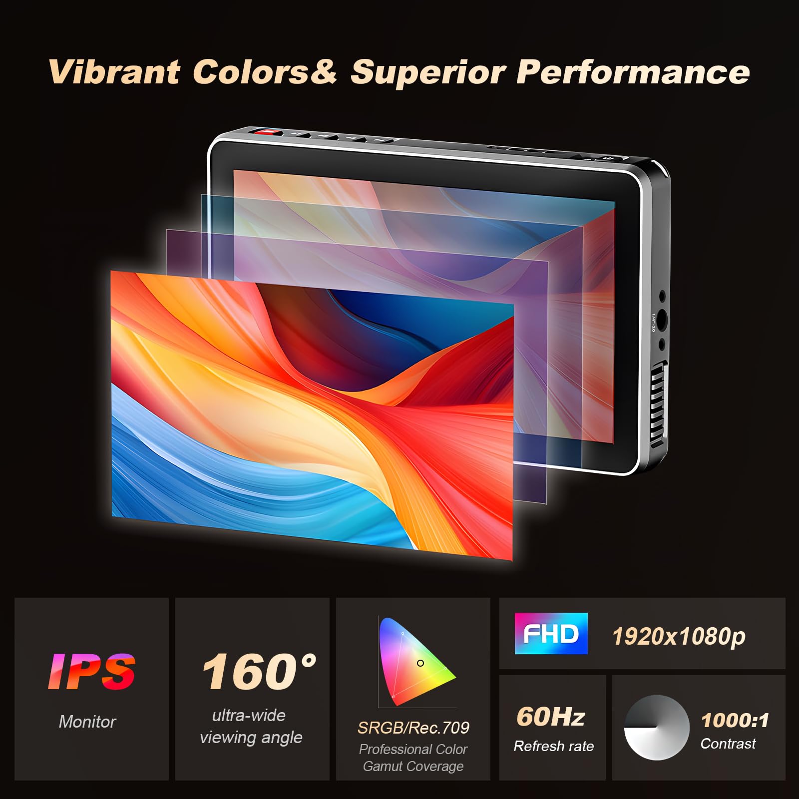 Amazon | VILTROX DC-X2 6インチ 2000nits タッチスクリーン カメラ