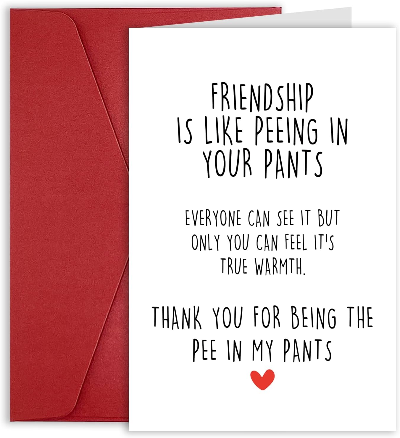 Funny Best Friend Birthday Card, Friendship Day Card for Men Women, Cute Bestie Best Friends Valentine's Day Card, Friendship Gift For Her, Friendship Thank you Card for Him Her