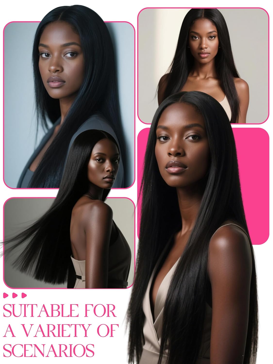 Lacer Clip in Hair Extensions Real Human Hair, 1B Natural Black, Clip in 100% Brazilian Remy Human Hair Extensions 7pcs Per Set 18 Inch 120g