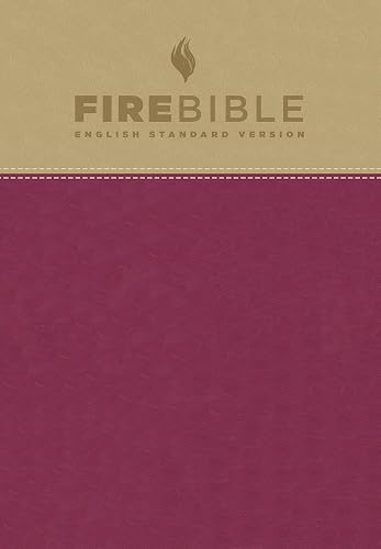 ESV Fire Bible (Flexisoft, Tan/Berry, Red Letter): English Standard Version - Life Publishers