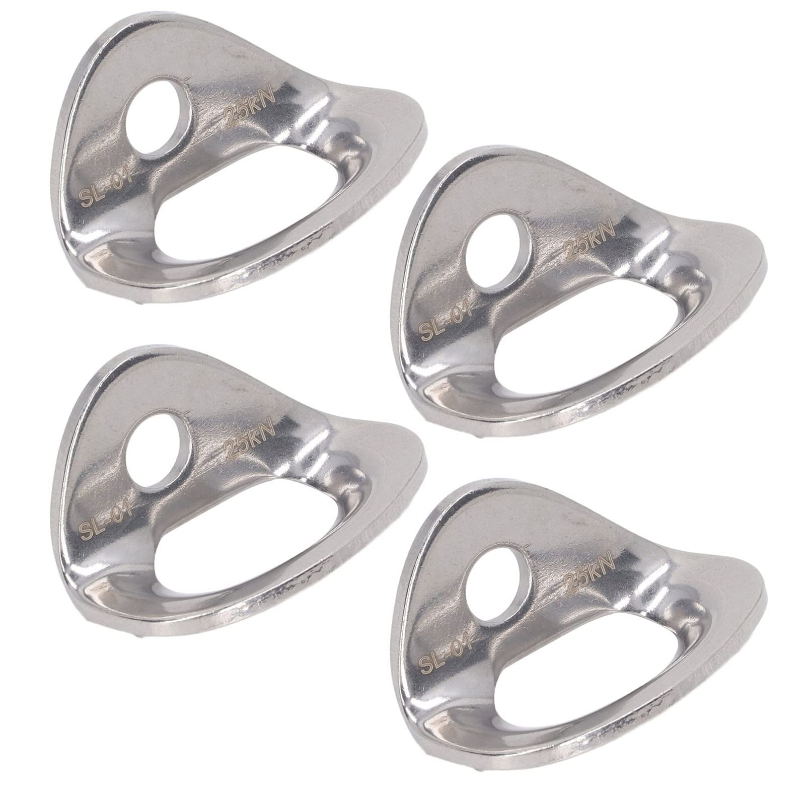 Stainless Steel Rock Climbing Hanger Set, 10Pcs Anchors for Indoor Climbing