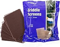 Vista 5 de Royal, paquete de 100 pantallas para limpieza de plancha y parrilla.