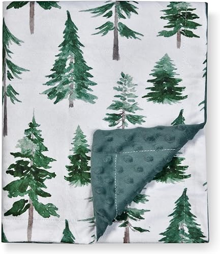 Miniatura 11 de Manta de bebé, suave manta cálida de Minky para niño o niña, manta de recepción con doble capa de respaldo punteado para recién nacidos, guardería,