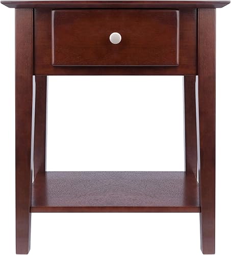 Miniatura 5 de Winsome Mesa de comedor de madera, nogal antiguo