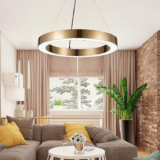 MHBGX Lamp, led-plafondlamp ronde lampenkap voor restaurants, gangen, woonkamer, bars, cafés, wit licht, 40 cm photo 3