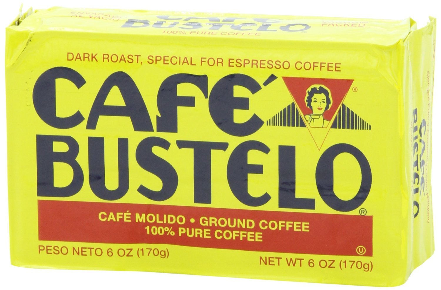 Cafe Bustelo Dark Roast for Espresso Coffee, 6 Ounce (Pack of 4)