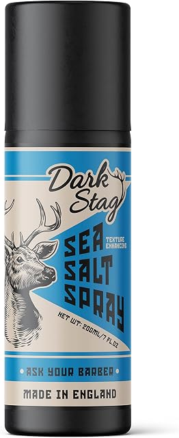 Dark Stag Sea Salt Spray, Professional Hair Styling Product for Men for a Light and Natural Hold, Water Based for Easy Wash Out, 200ml