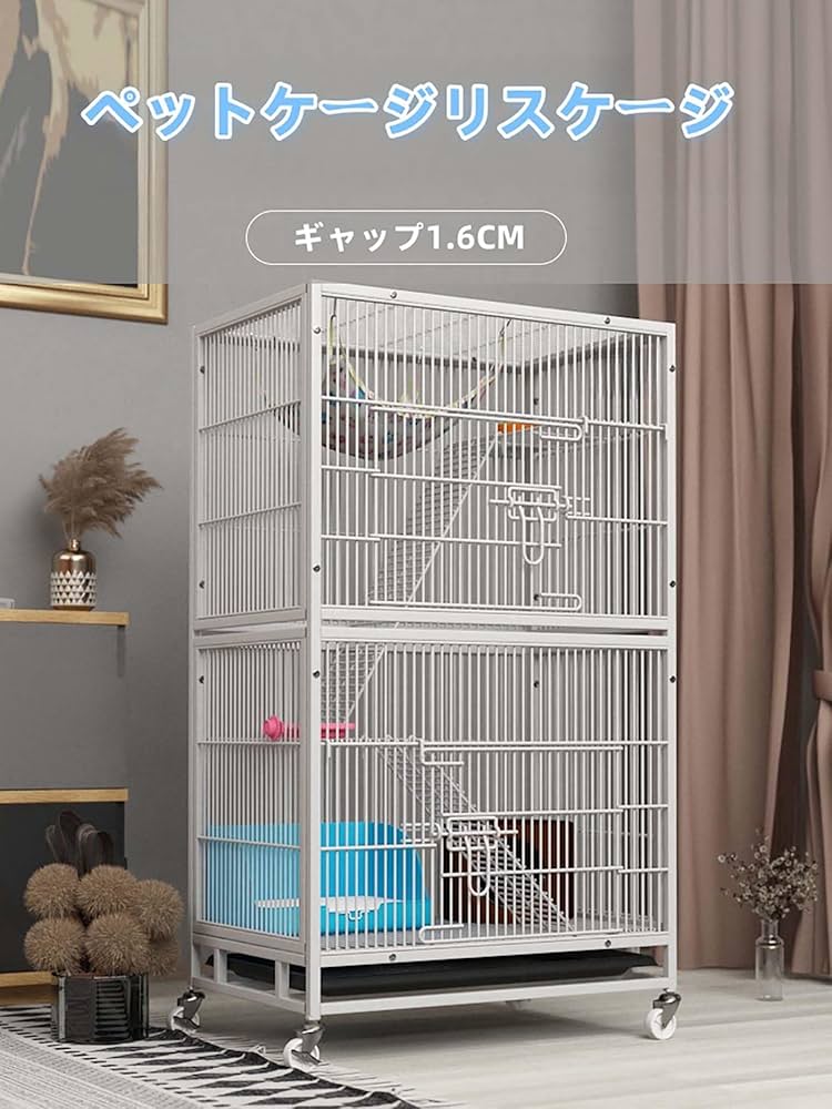 Amazon | 大型 鳥かご 大型鳥ケージ 鳥小屋 豪華ケージ 小動物の