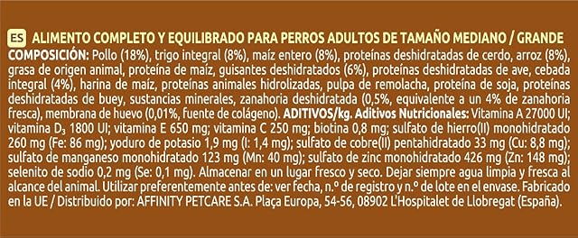 Foto 5 de 6 de ultima Comida Seca con Pollo para Perros Medium-Maxi Adultos, 3kg