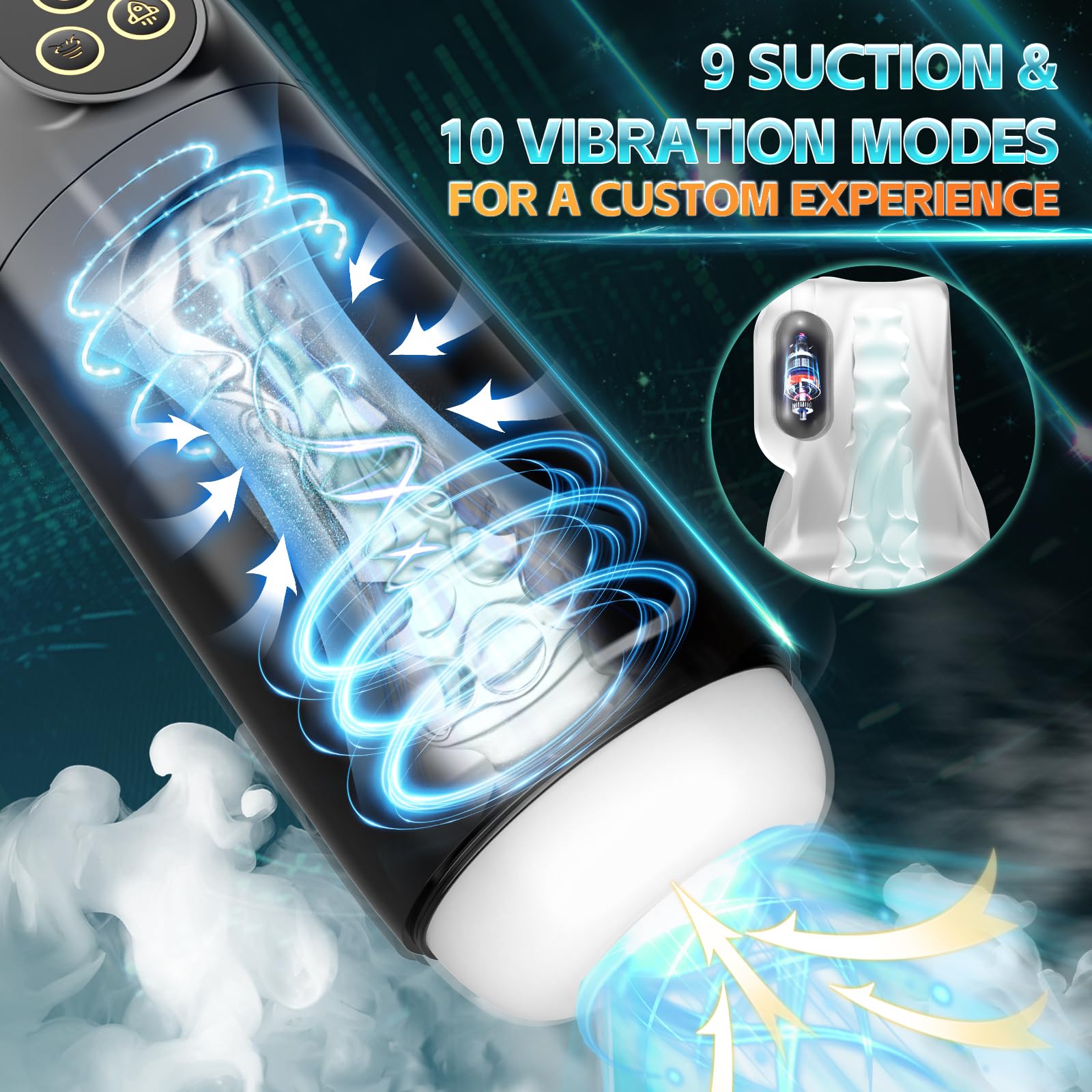 Amazon.com: Male Masturbator Sex Toys for Men, Penis Pump with 10 Sucking &  Vibrating Modes, Mens Sex Toys with 3D Realistic Textured, Blowjob Adult Toy  Male Vibrator Adult Toys for Men :