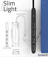 Vista 5 de Syntech Hub USB C a USB 4 puertos, concentrador tipo C a USB 3.0 con adaptador USB C a USB 2.0, Thunderbolt 3 a USB Hub, compatible con iPhone