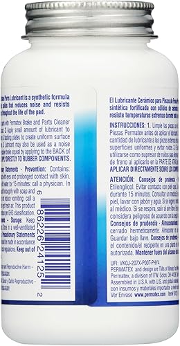 Miniatura 3 de Lubricante para partes de frenos Ceramic Extreme 24125 8 onzas de Permatex 8 oz paquete de de 1
