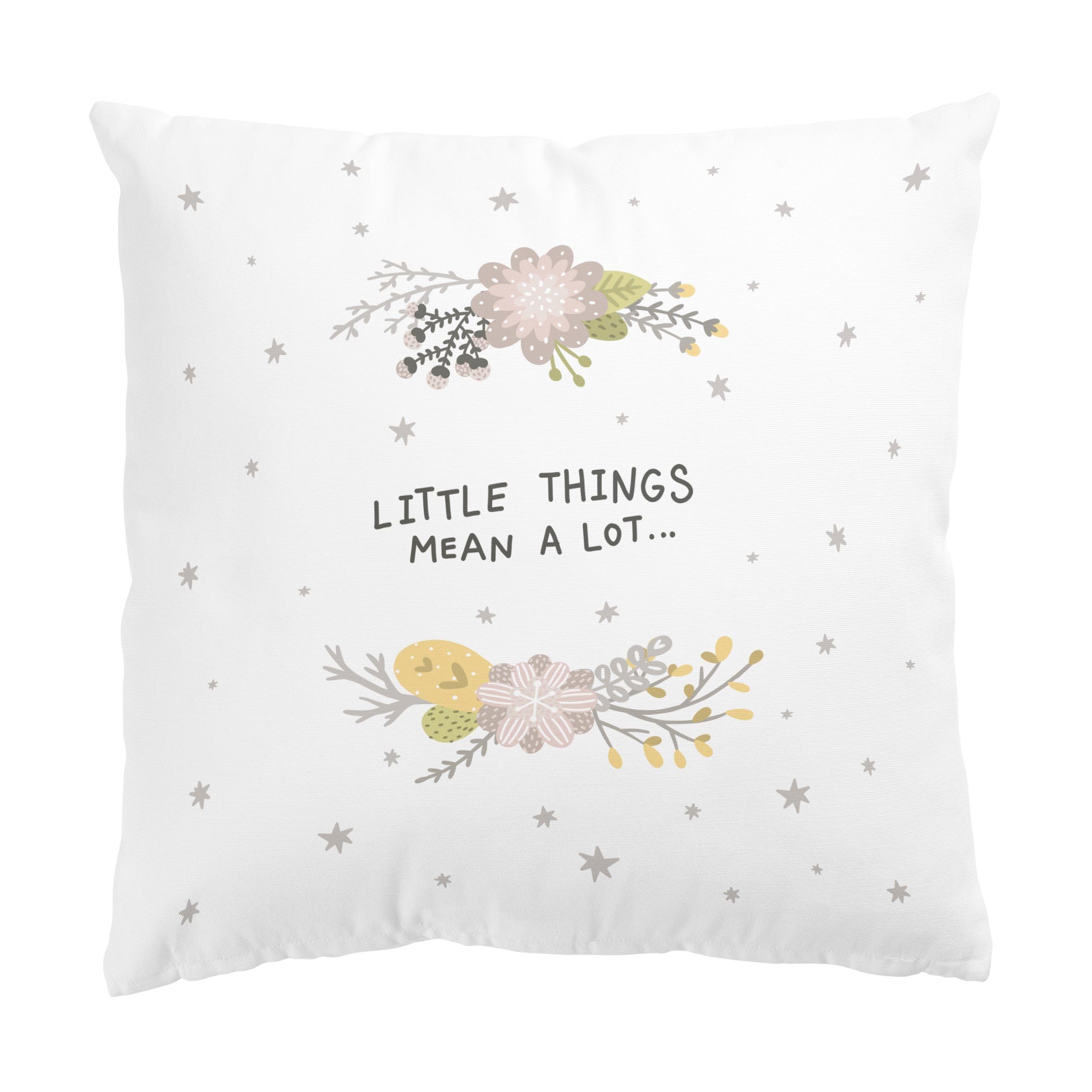 Deko Kissenhülle draußen/Outdoor waschbar Sprüche ohne Füllung Zierkissen - Made in Germany - Design Bezug grau Sofakissen Illustration Outdoor Sofa Bett 1511