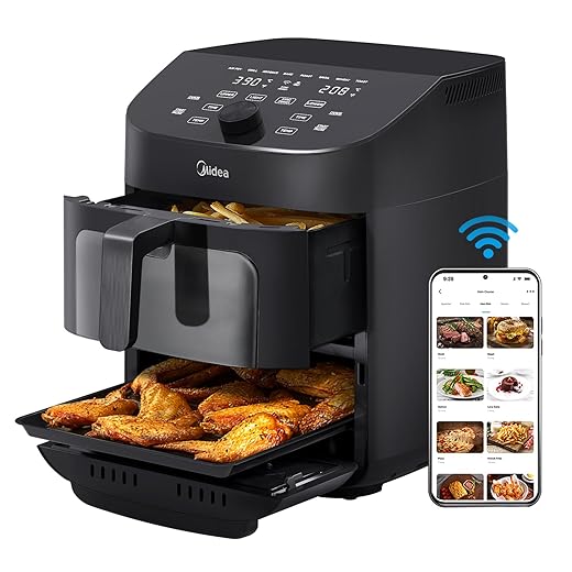 Midea Dual Basket Air Fryer Oven