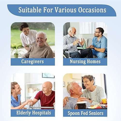 Miniatura 4 de Baberos para adultos con recogedor de migas, baberos lavables y ajustables para adultos, para mujeres, hombres, ancianos y personas mayores