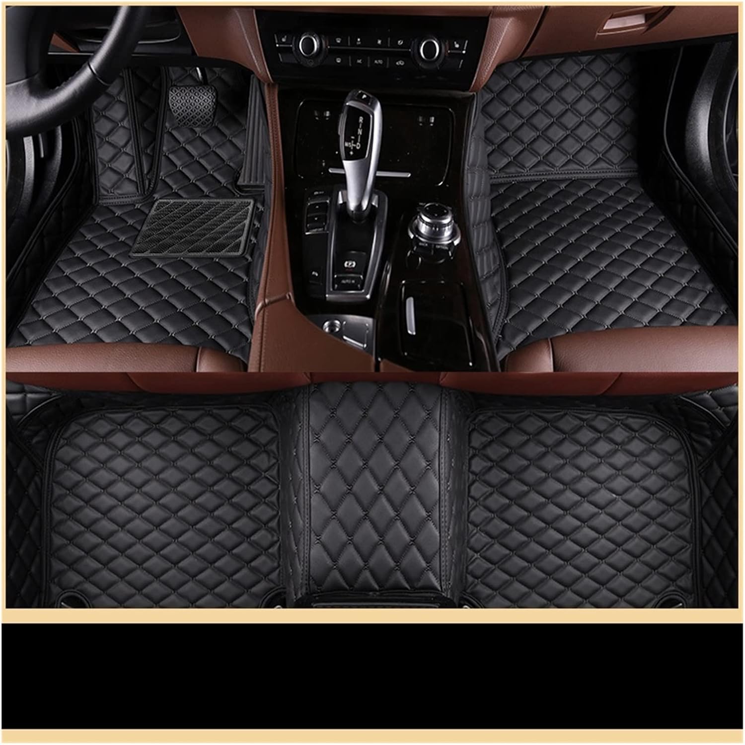 EXWARM Car Floor Mats Compatible with Jeep Grand Cherokee WK WK2 2011 2012 2013 2014