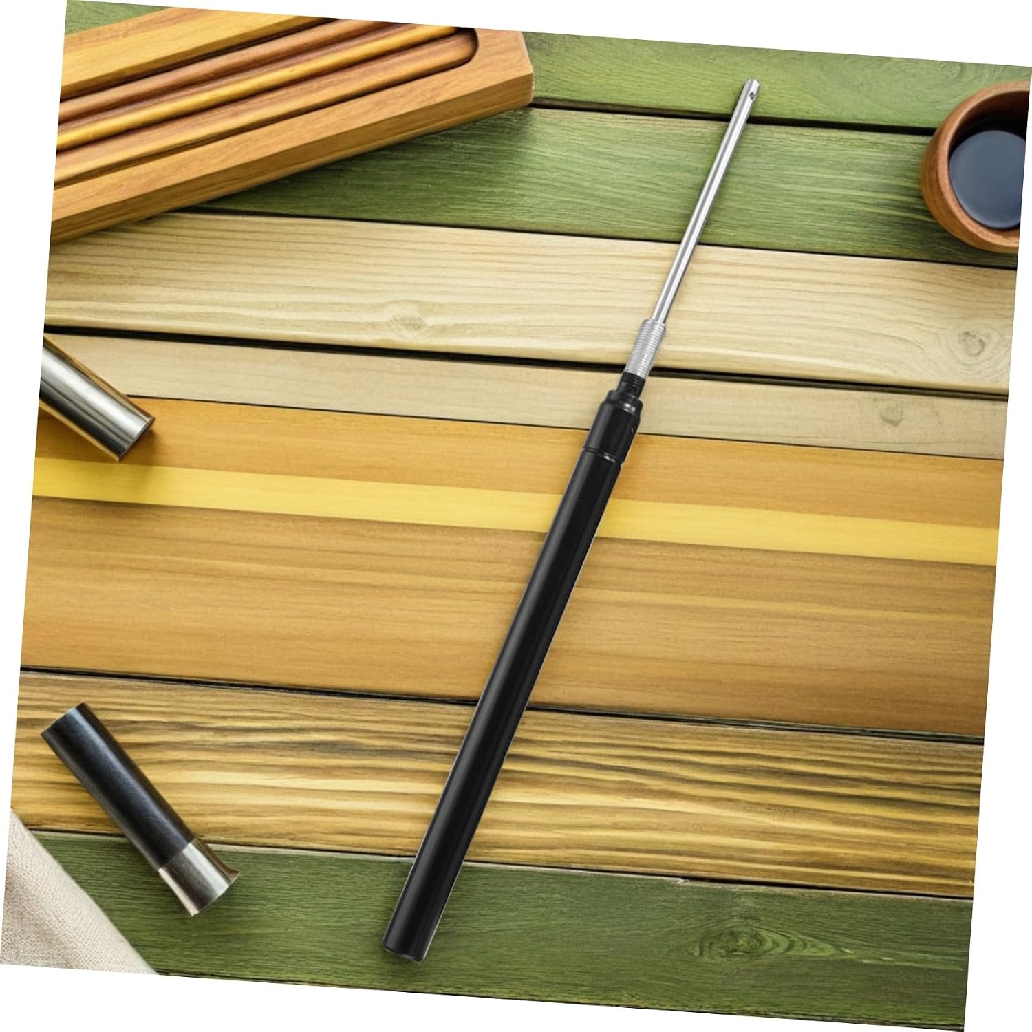 Toyvian Greenhouse Automatic Window Opener Pole Stainless Steel Black Vent