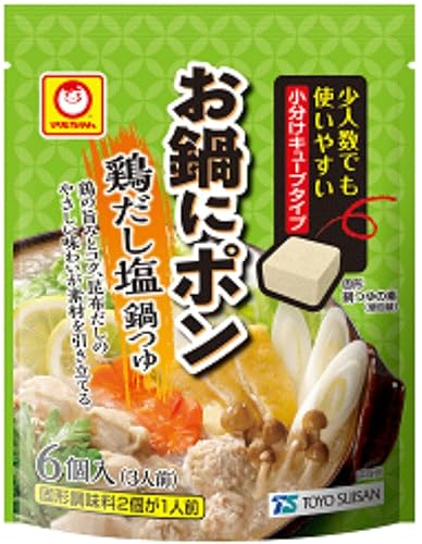 マルちゃん お鍋にポン 鶏だし塩鍋つゆ 5g×6袋×10個