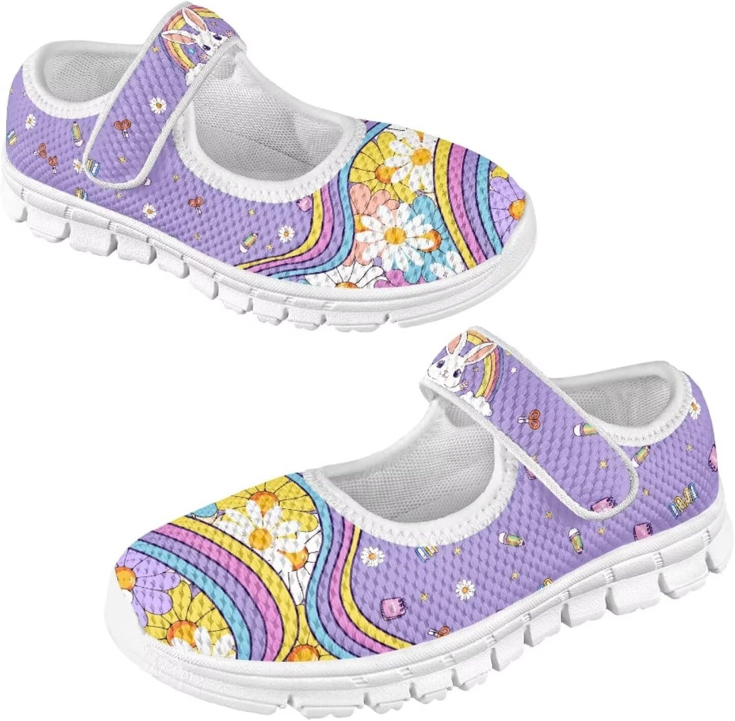 Kids Strap Casual Shoes Boys Girls Lightweight Walking Running Shoes Breathable Non Slip Sports Sneakers for School US 11-15