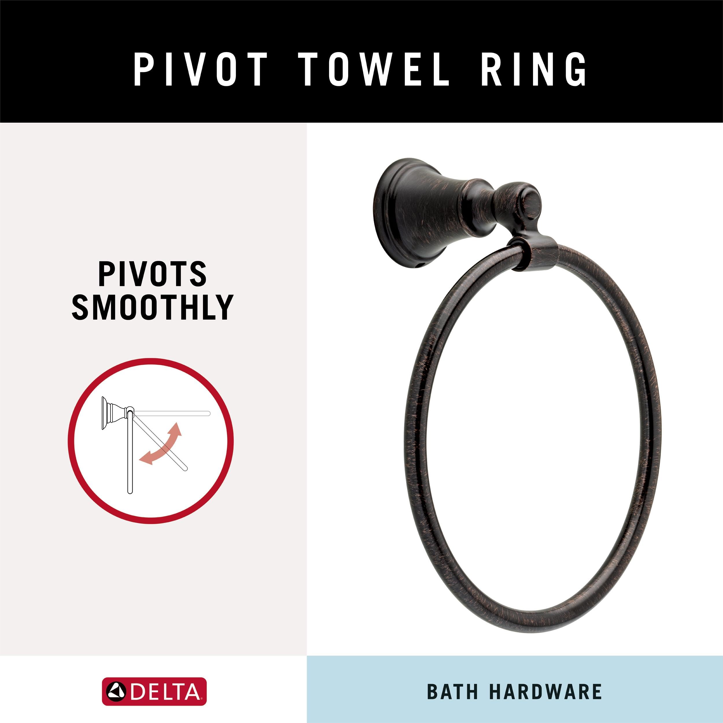 Delta Woodhurst Venetian Bronze Towel Ring -3
