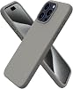 Compatible with Apple iPhone 14 Pro Max Case 6.7, Uruchi Thin Liquid Silicone 3 Layer Fully Coated Soft Gel Rubber Case Cover, Black
