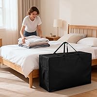 Vista 8 de Bolsa de Almacenamiento para Colchón Tri-Plegable, Funda de Colchón de Espuma Viscoelástica Plegable, Estuche de Transporte para Colchones de Cama