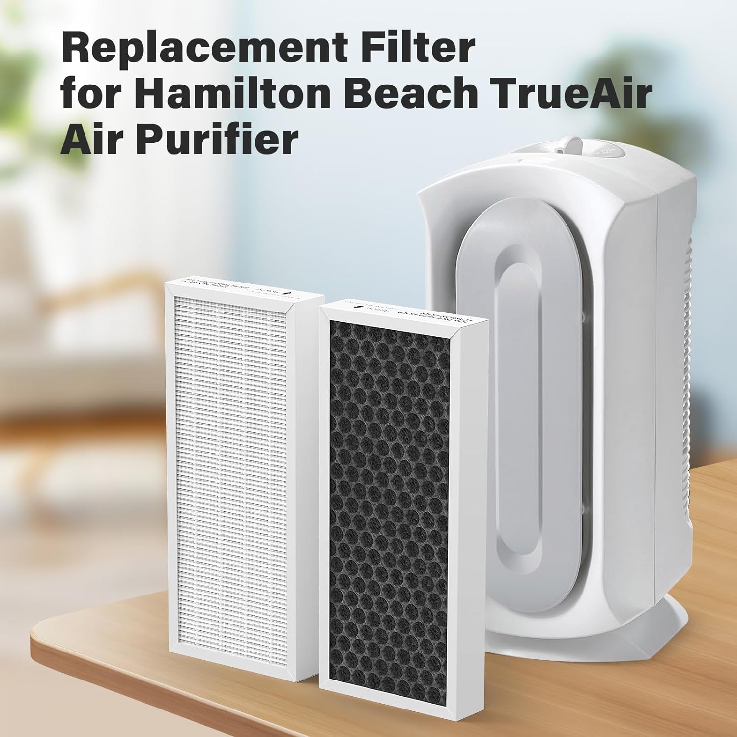 04383 True Replacement Filter Compatible with Hamilton Beach TrueAir 04383 04384 04385 04386 Air Purifier, Replace Part # 990051000, 1 Pack - Image 5