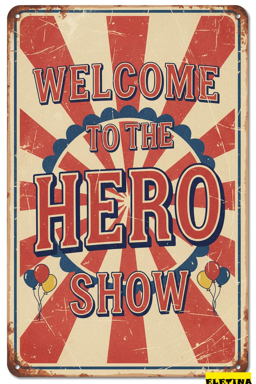 Vintage Metal Tin Sign Welcome To The Freak Show 8x12 Inch Look Decoration Pain G Home Bar Shop Decorations Coffee Gift