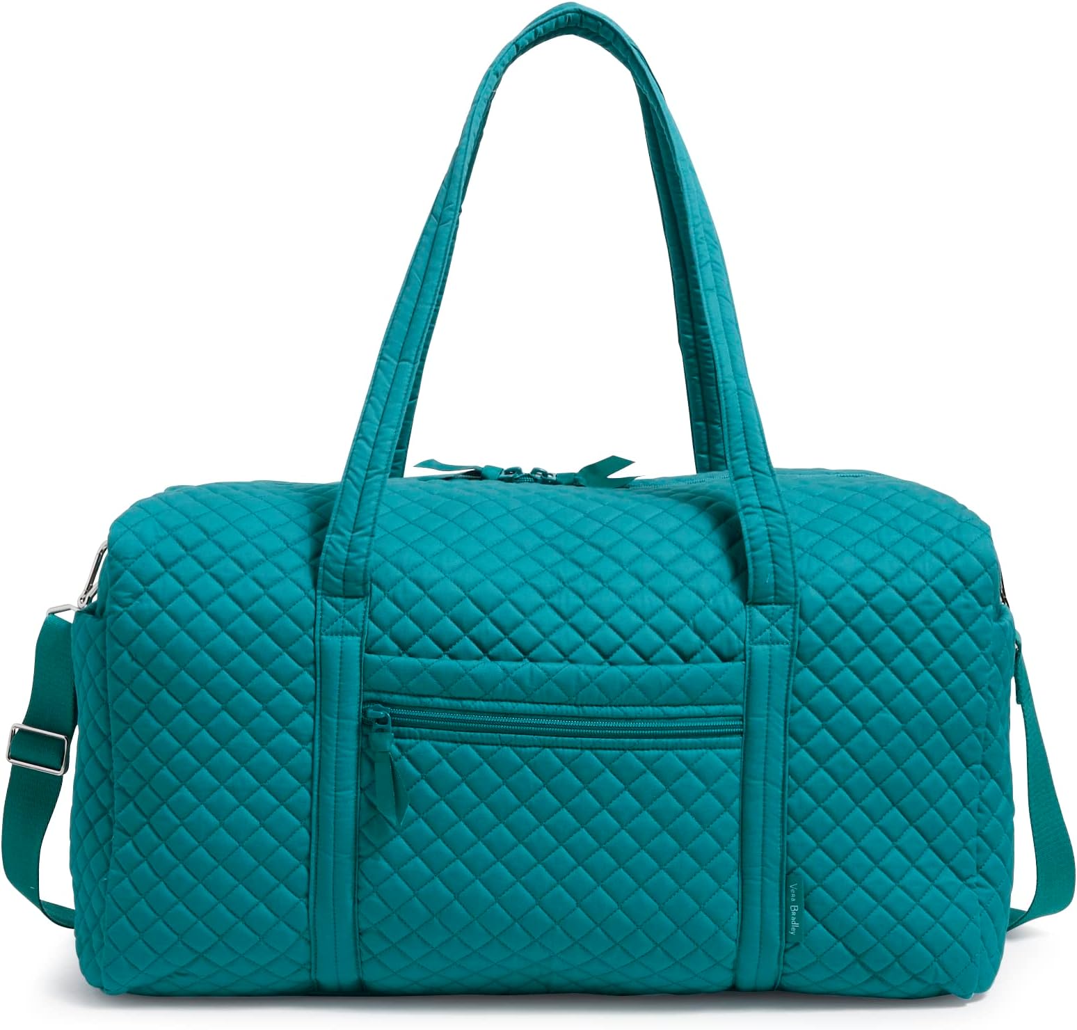Women's Cotton Large Travel Duffel Bag, Forever Green - Recycled Cotton, One Size