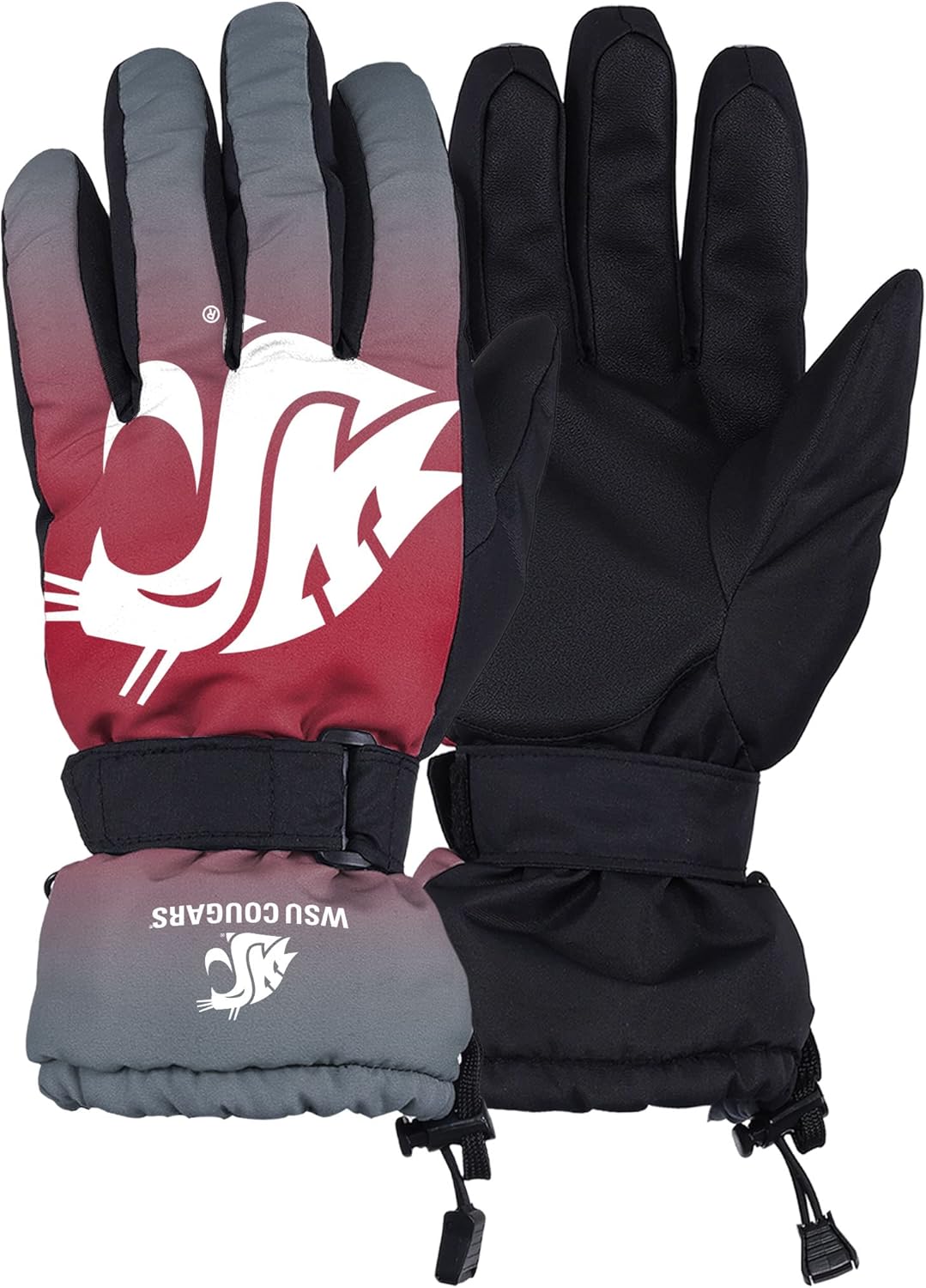 foco Mens NCAA Gradient Big Logo Insulated Winter Gloves