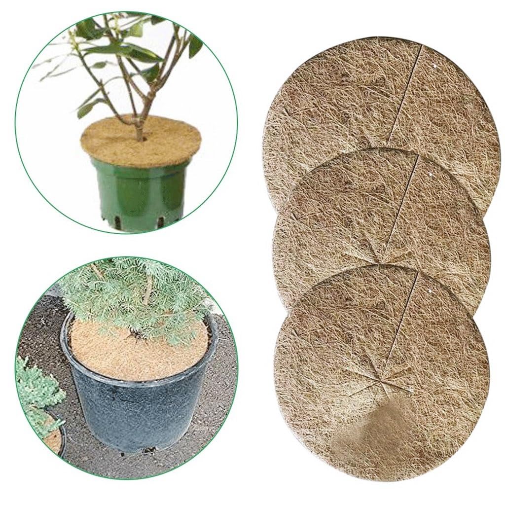 Maty ściółkowe z włókna kokosowego, Ściółka kokosowa Osłony roślinne 20-40cm 10 szt(20cm)