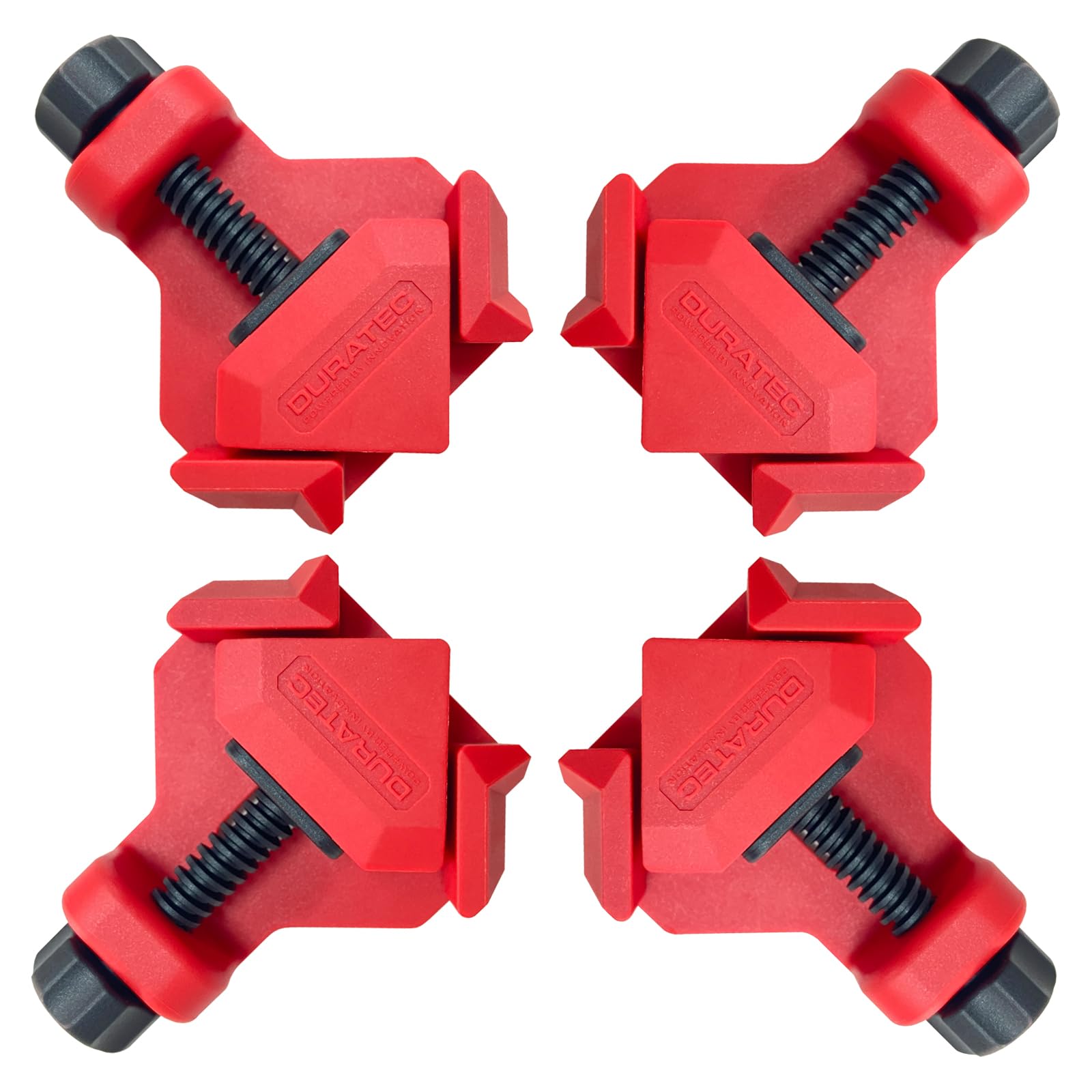Magicbox Set of 4 professional angle tensioners, 90 degrees, adjustable corner tensioners made of fibreglass with 250N holding force, precision angle clamp for angle clean gluing and woodwork, incl