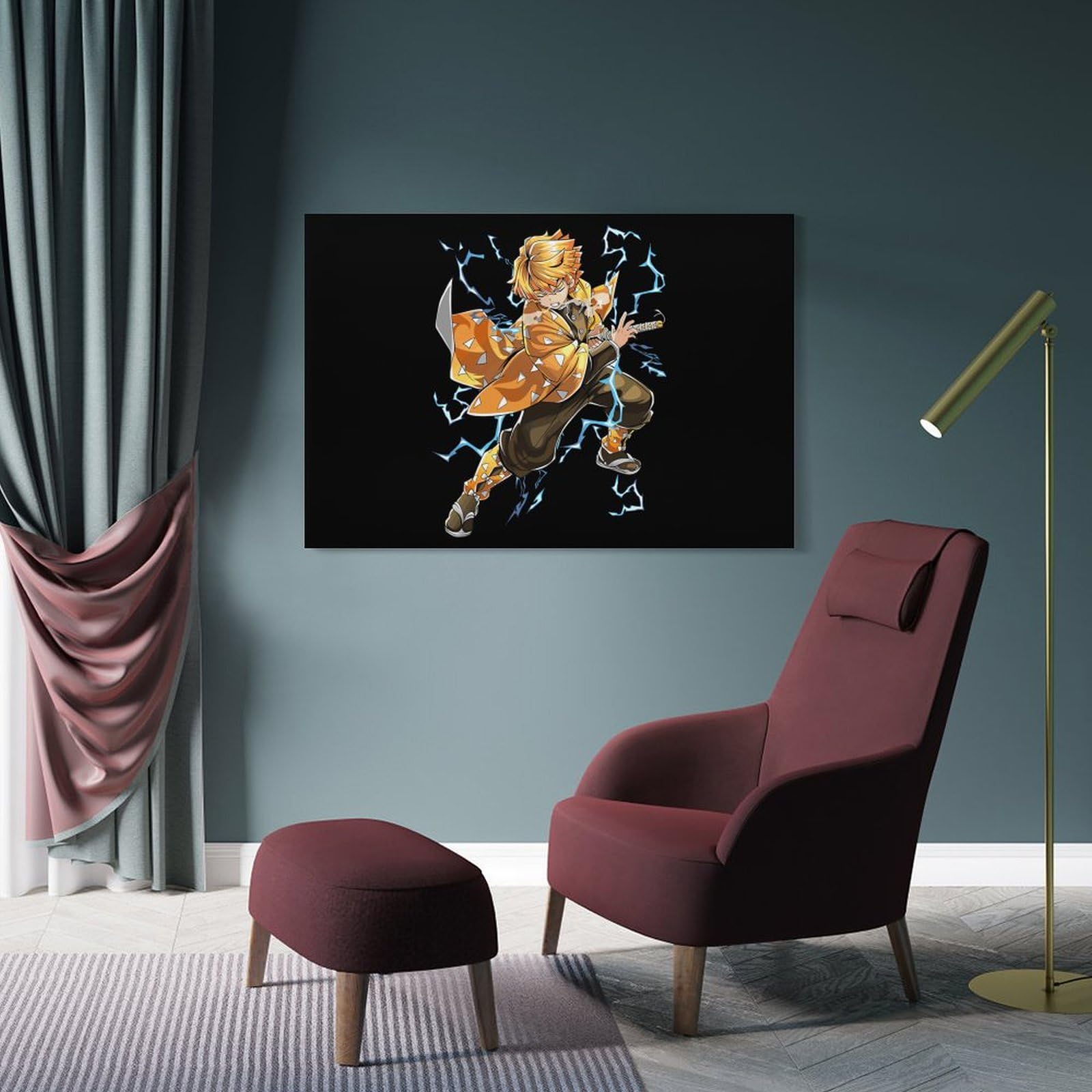 Amazon.co.jp: 鬼滅の刃 我妻善逸 ポスター アートパネル 装飾画