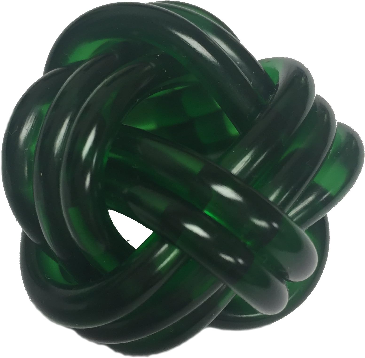 Green Neckerchief Slide/Turks Head Woggle, Medium